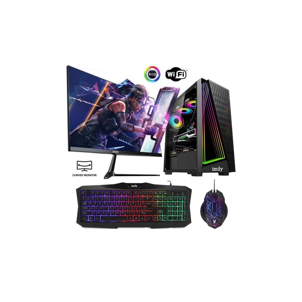İzoly Demon Ryzen 5 3600 32GB RAM 500GB HDD 256GB SSD 4GB RX 550 FreeDOS Oyun Bilgisayarı