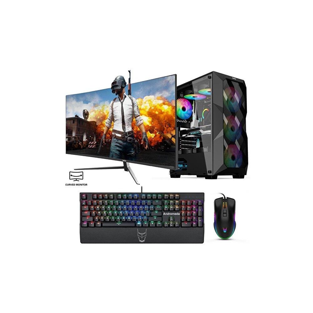 İzoly Gloom Y i3-12100F 16GB RAM 512GB SSD RTX 2060 Super FreeDOS 27 inç Monitör Oyun Bilgisayarı