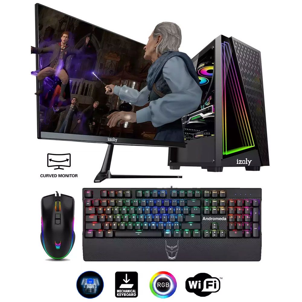 Izoly Isis i5-10400F 16GB RAM 256GB SSD 24 inç Monitör Oyun Bilgisayarı