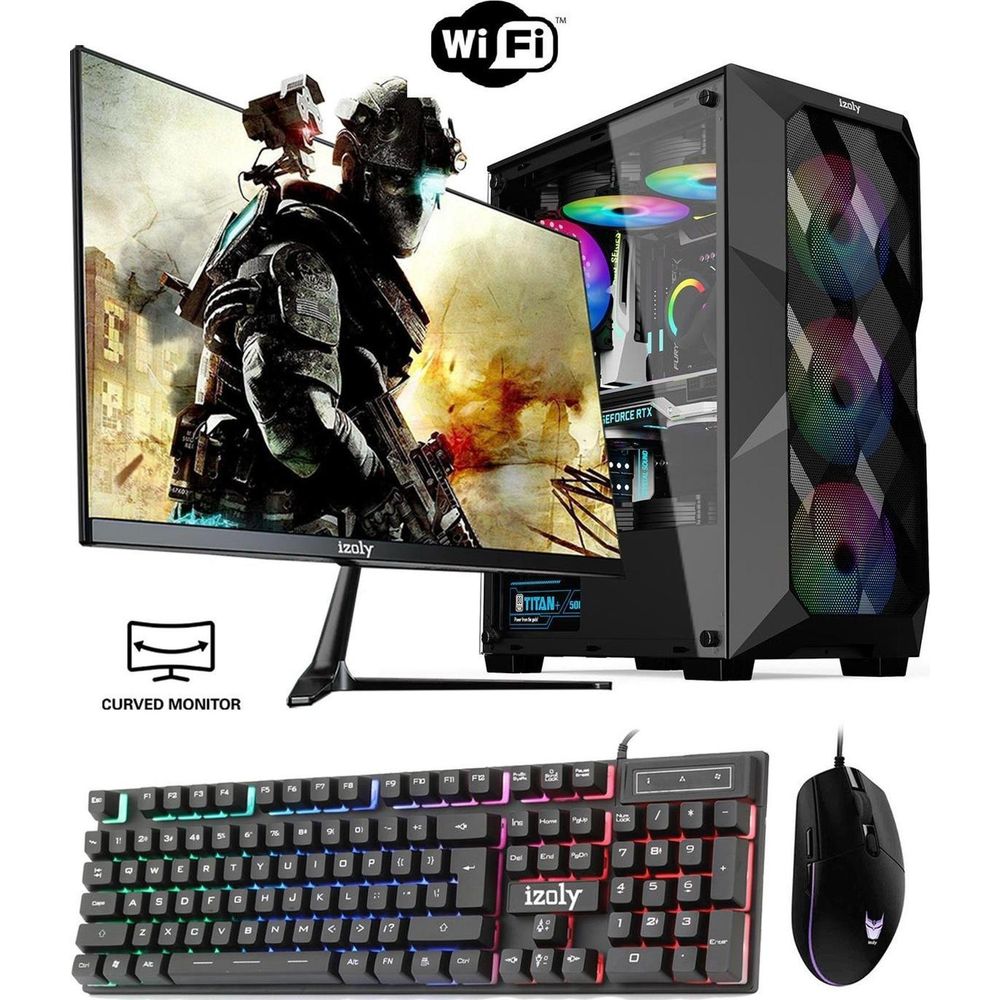 İzoly Walrein X Ryzen 7 3700X 16GB RAM 512GB SSD RTX 2060 Super FreeDOS 24 inç Monitör Oyun Bilgisayarı