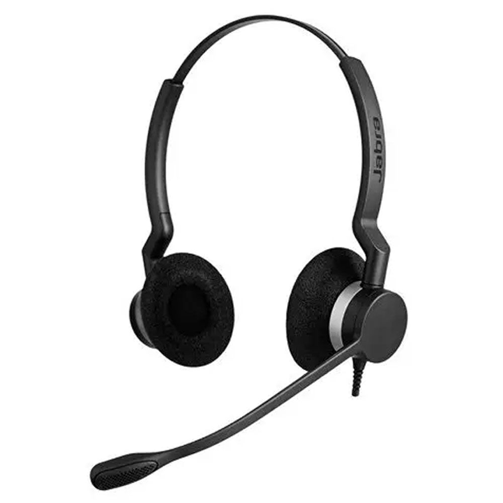 Jabra Biz 2300 QD Duo Siyah Headset Saç Bandı Kulaklık