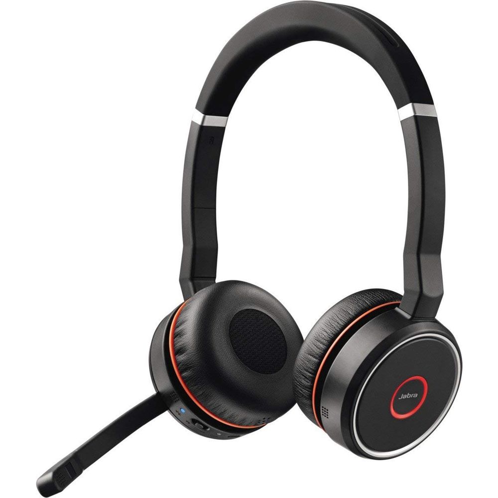 Jabra Evolve 75 UC Stereo Siyah Headset Saç Bandı Kulaklık