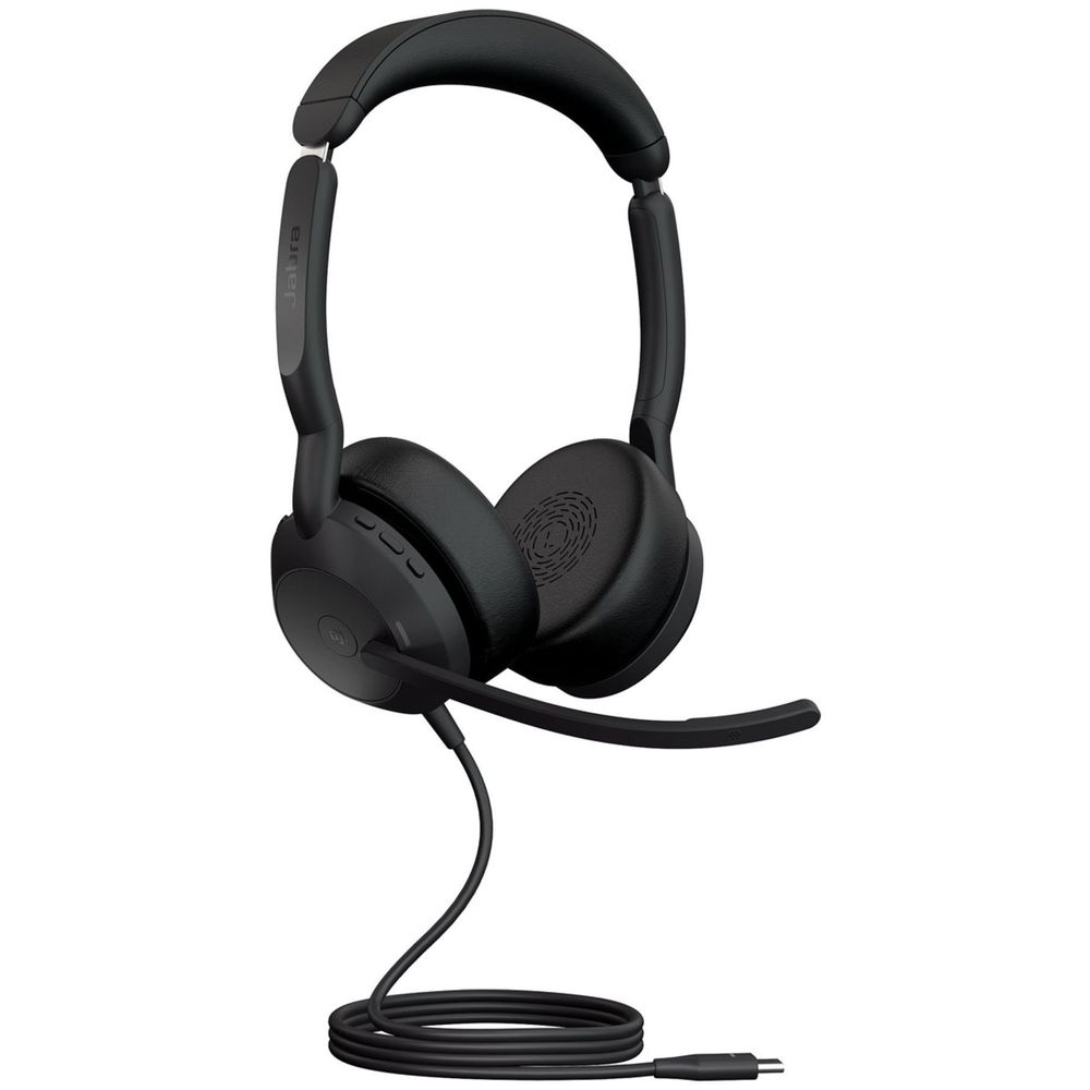 Jabra Evolve2 50 DUO USB-C MS Kablolu Kulak Üstü Kulaklık