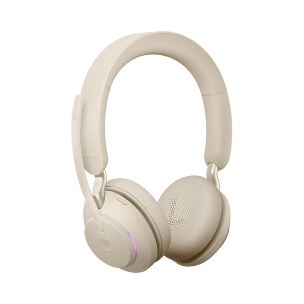 Jabra Evolve2 65 UC Stereo Bej Headset Saç Bandı Kulaklık