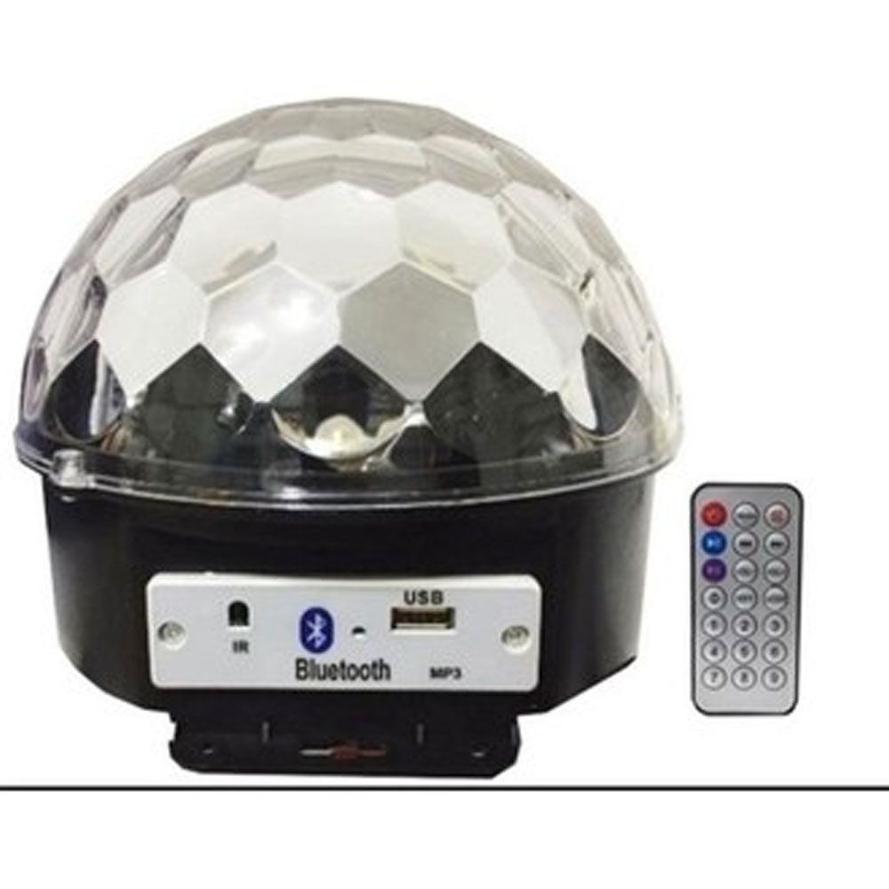 Japanex Çok Renkli Işıklı Disko Topu Bluetooth Hoparlör