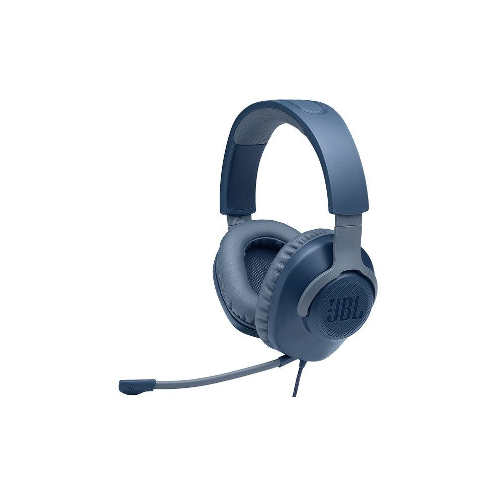 JBL Quantum 100 Mavi Gaming Kablolu Kulaklık