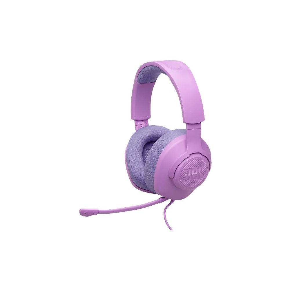 JBL Quantum 100M2 Mor Kablolu Kulak Üstü Oyuncu Kulaklığı