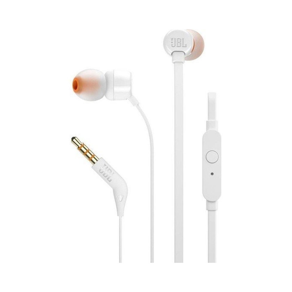 JBL T110 Beyaz Mikrofonlu Kulak İçi Kulaklık
