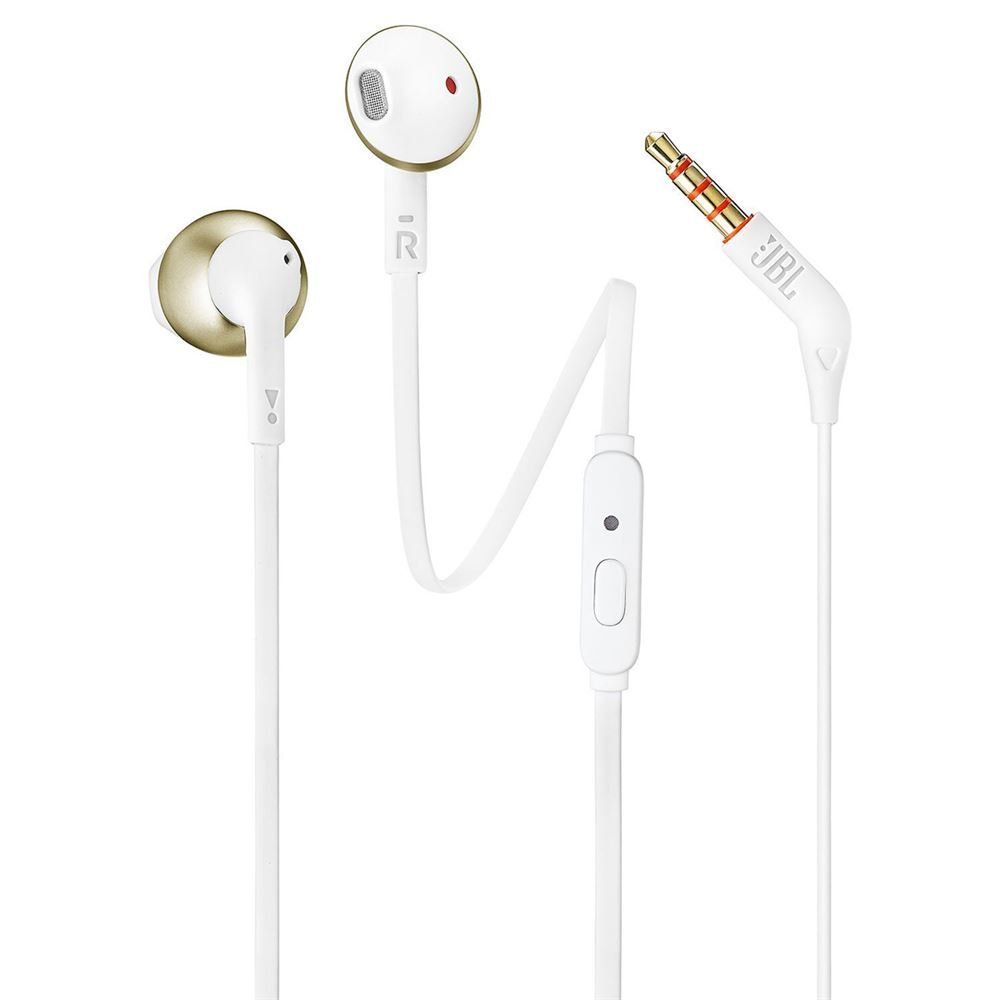 JBL T205 Beyaz Altın Kulaklık