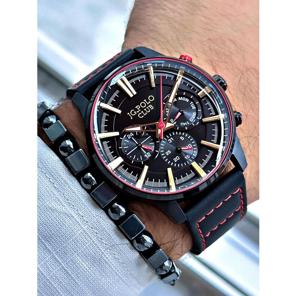 Jg.Polo Club JPC.0224.S04059.03 Deri Kordon Erkek Kol Saati