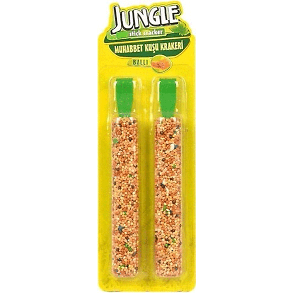 JUNGLE MUHABBET KUŞU KRAKERİ BALLI 2Lİ