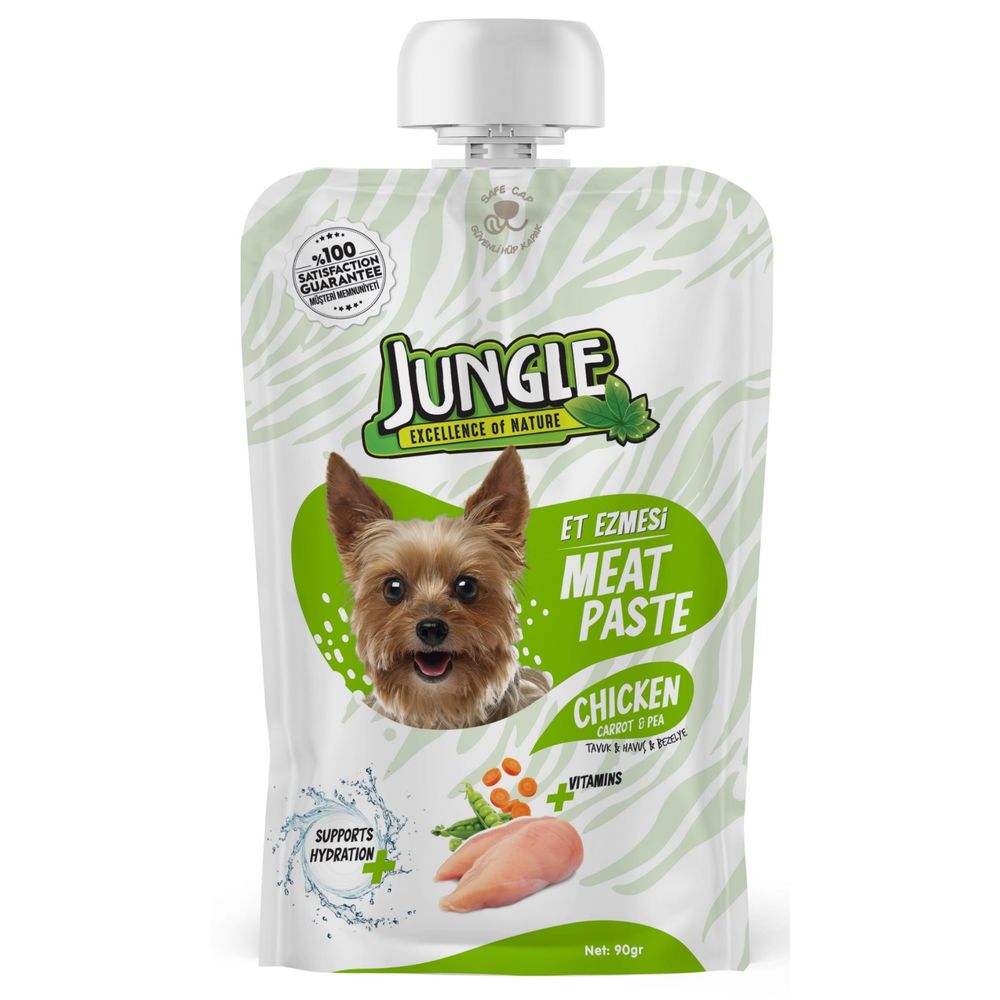 JUNGLE MEAT PASTE 90GR TAVUK HAVUÇ VE BEZELYE