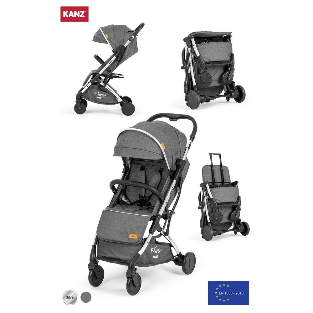 Kanz F-Go2 Koyu Gri Kabin Boy Bebek Arabası Fiyatları