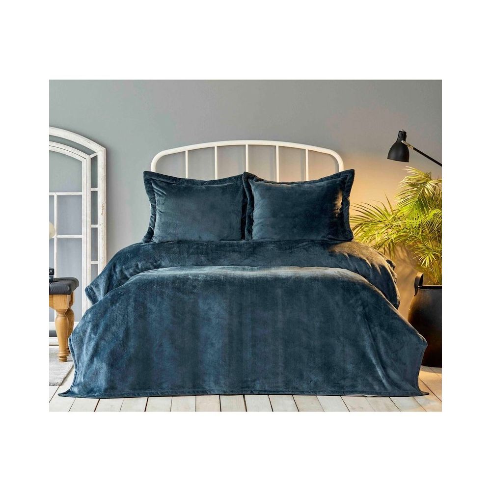 karaca home gabriel petrol cift kisilik soft yatak ortusu seti fiyatlari