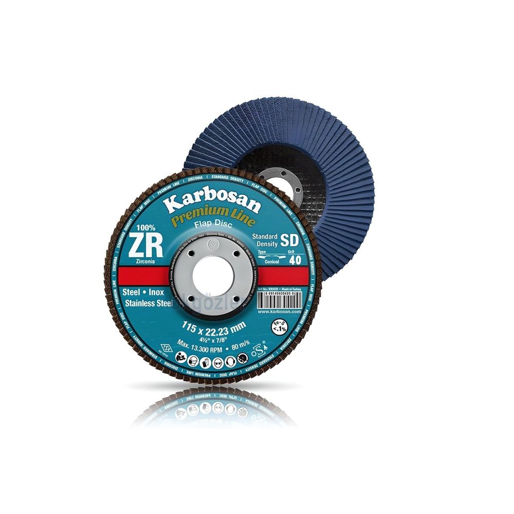 Karbosan 115 mm 80 Kum Flap Disk Zımpara Fiyatları