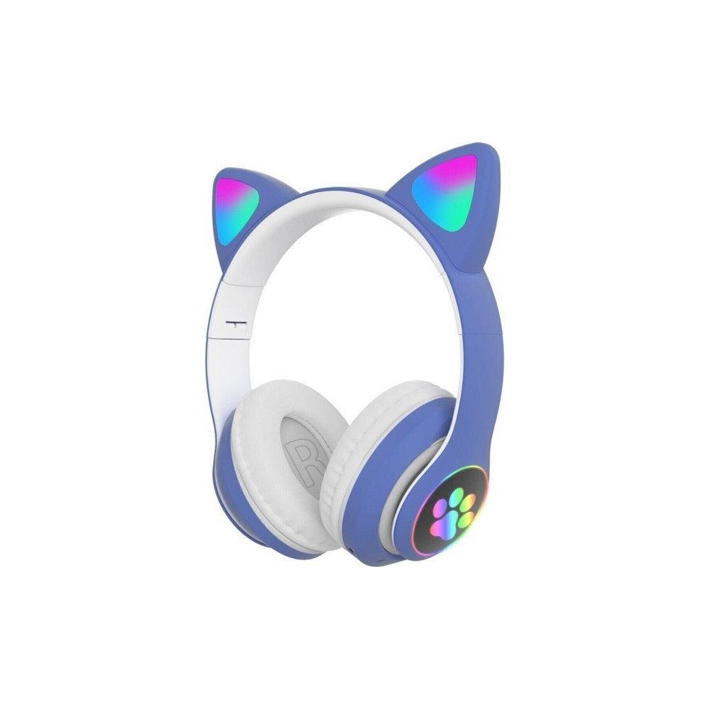 Karler STN028 Mavi Kedi Bluetooth Kulaklık