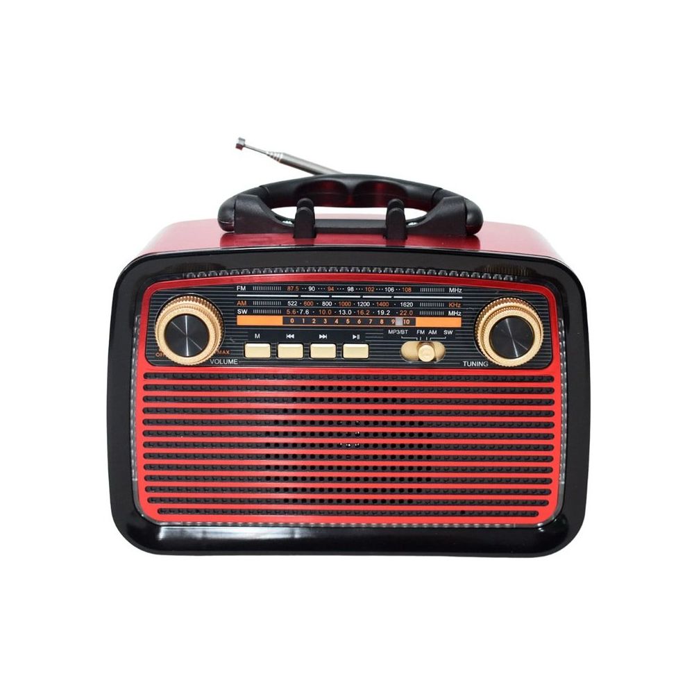 Kbroad KTF-1467 Fener Işıklı Şarjlı Nostalji Radyo Bluetooth Hoparlör