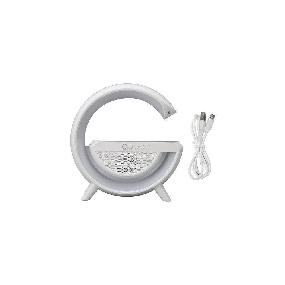 Kensa Beyaz BT-2301 15W Wireless Kablosuz Şarj Destekli Radyolu Bluetooth Hoparlör