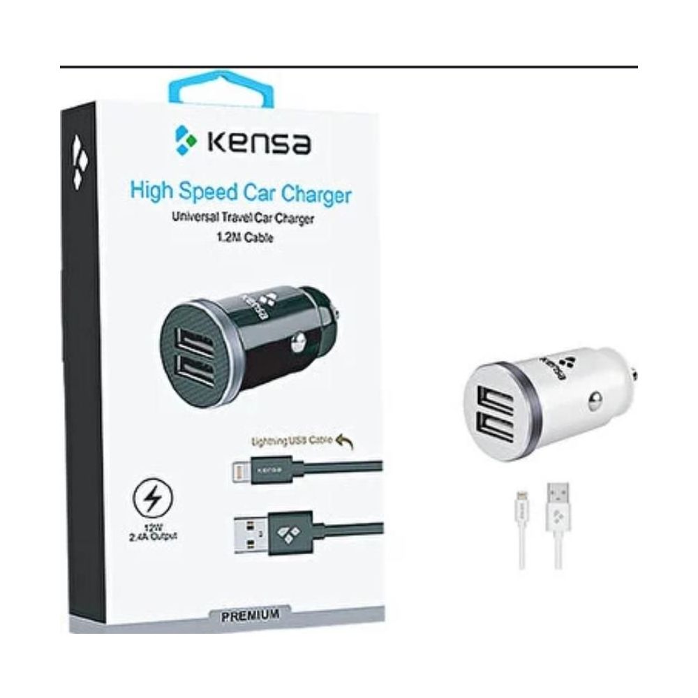 Kensa CR-88 Siyah Lightning Araç Hızlı Şarj Aleti Çakmaklık Girişi