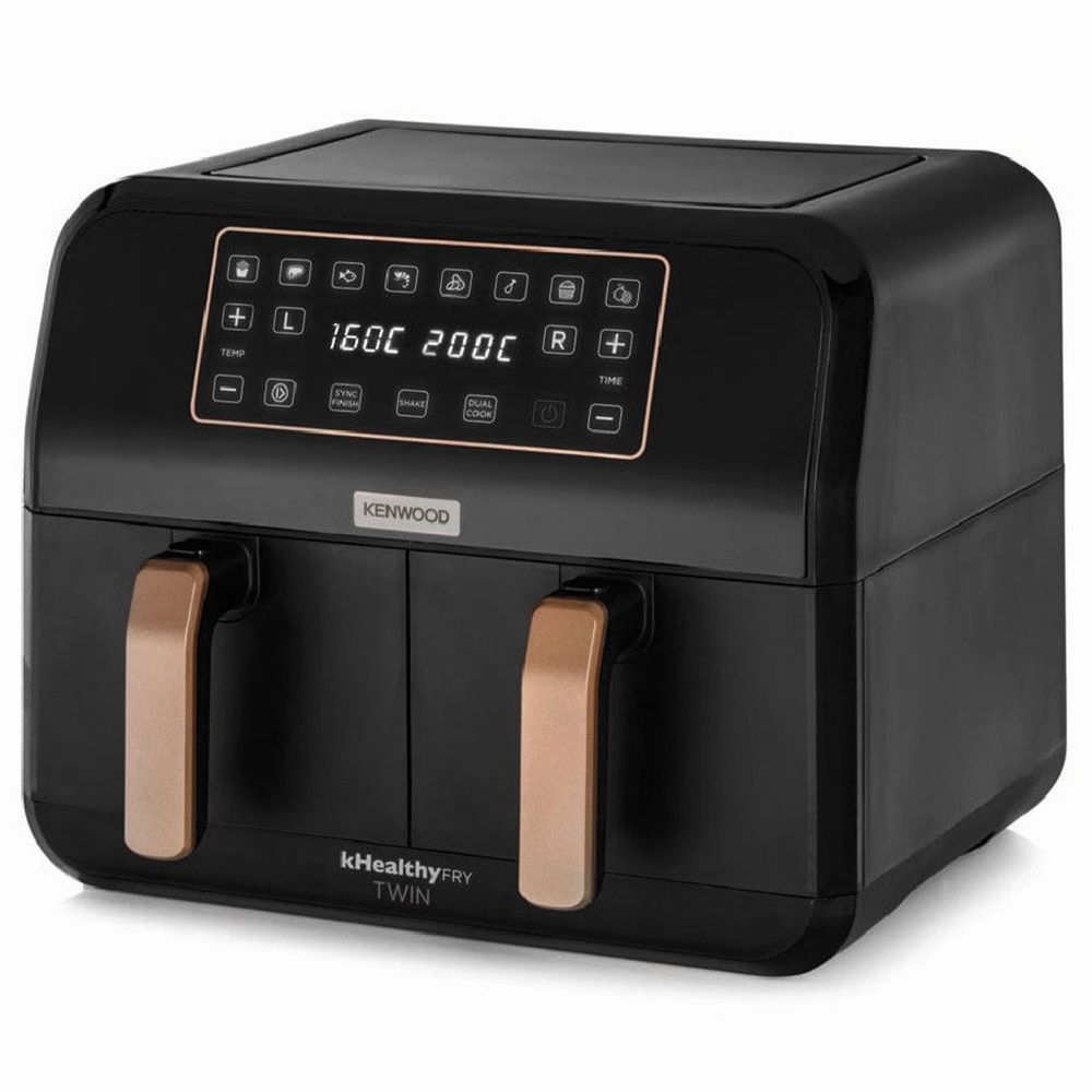 Kenwood Dual Air Fryer – 4L 4L( HFP70.000BK) – AL-YASSIN APPLIANCES LTD