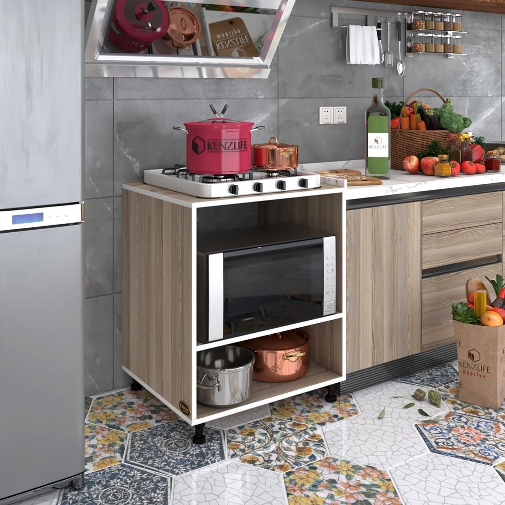 Kenzlife Nermin 85x70x60 Xlarge Hazır Mutfak Klasik Setüstü Ocak