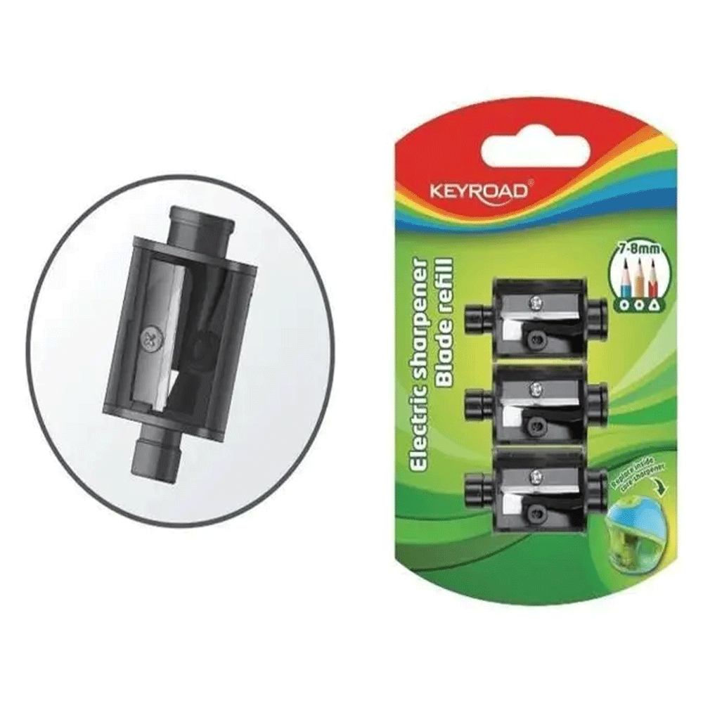 Keyroad KR971832 Pilli Otomatik 3'lü Kalemtıraş Bıçağı Fiyatları