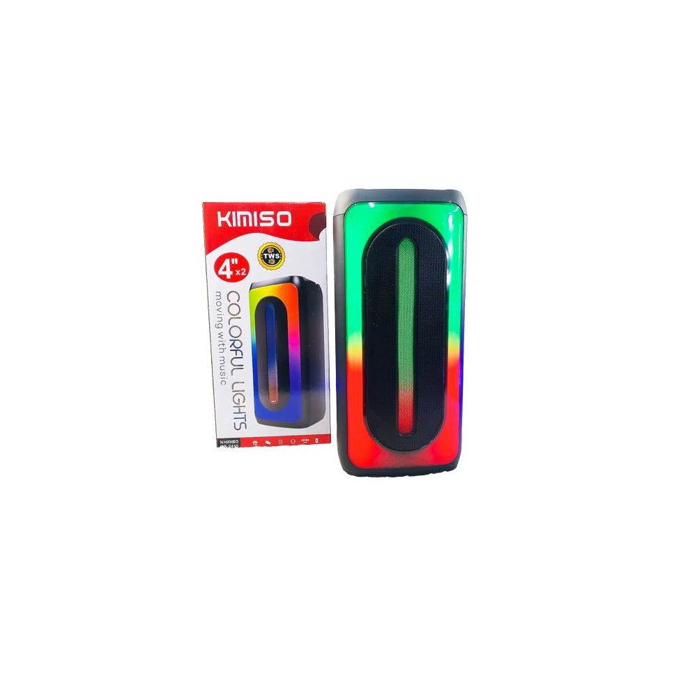 Kimiso QS-2415 Canlı Ses Güzel Led Tasarım Bluetooth Hoparlör
