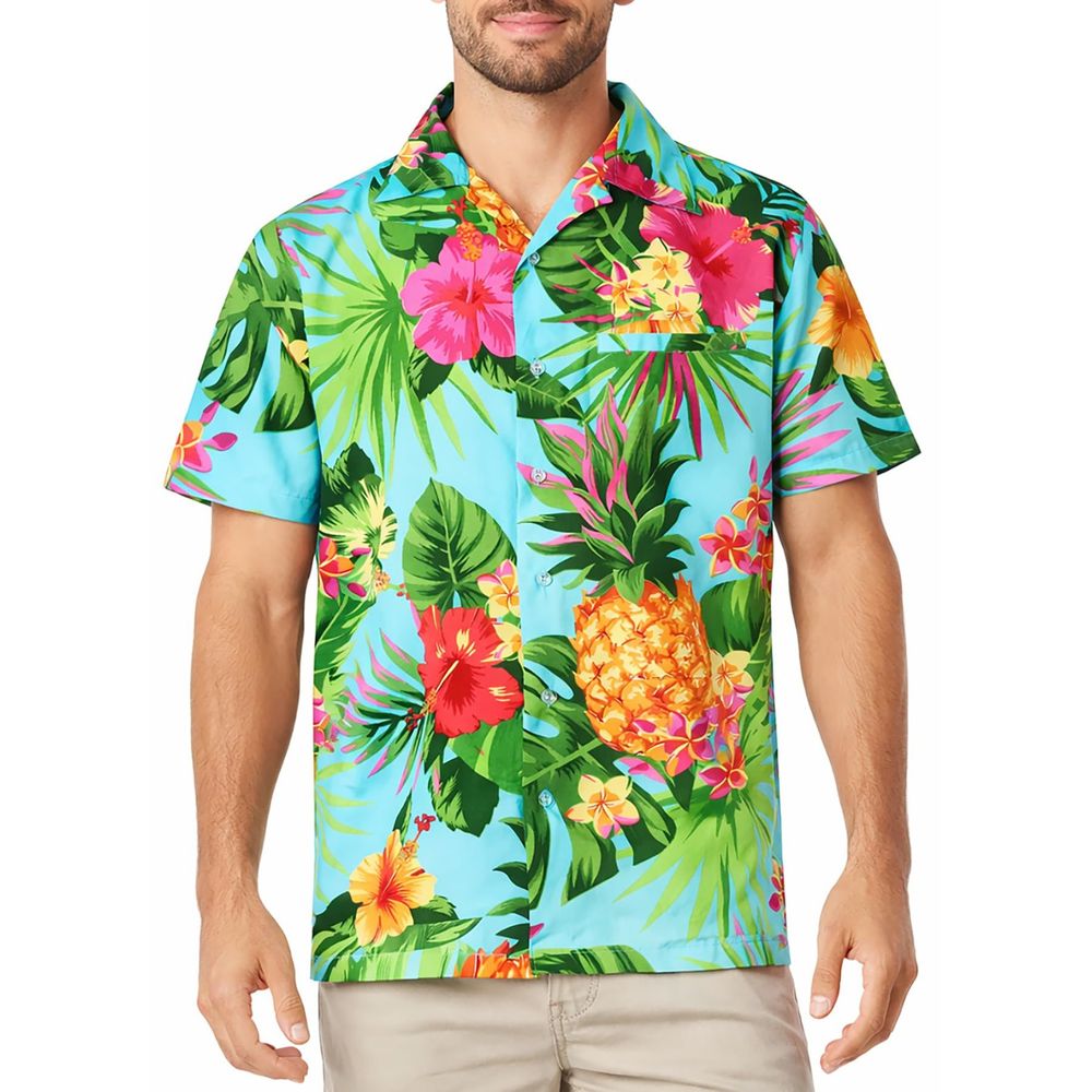 King Kameha Chemise Hawaïenne pour Homme Funky Casual Button Down Very Loud Courtes Unisex King Kameha Chemise Hawaïenne pour Homme Funky Casual Button Down Very Loud Courtes Unisex