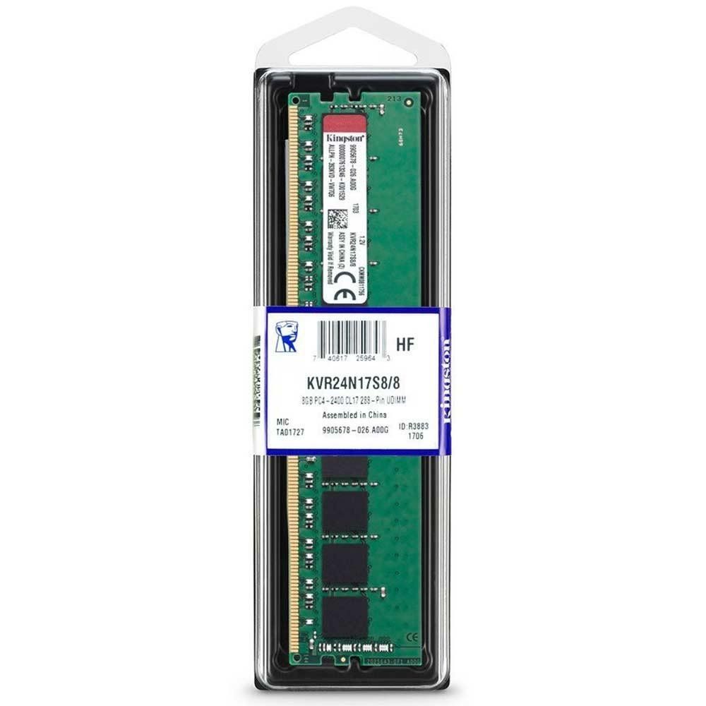 Kingston8GB×4 32GB 1Rx8 PC4-2400T-RDO-1 Kingston Technology 32GB DDR4-2400MHz LRDIMM Dual Rank Memory for
