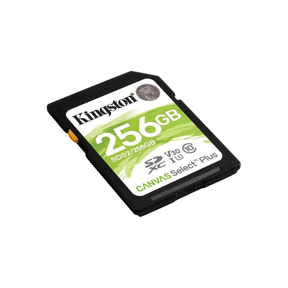 SDカード Kingston SDS2 256 GB SDXC Canvas Select Plus 100R C10 UHS-I U3 V30