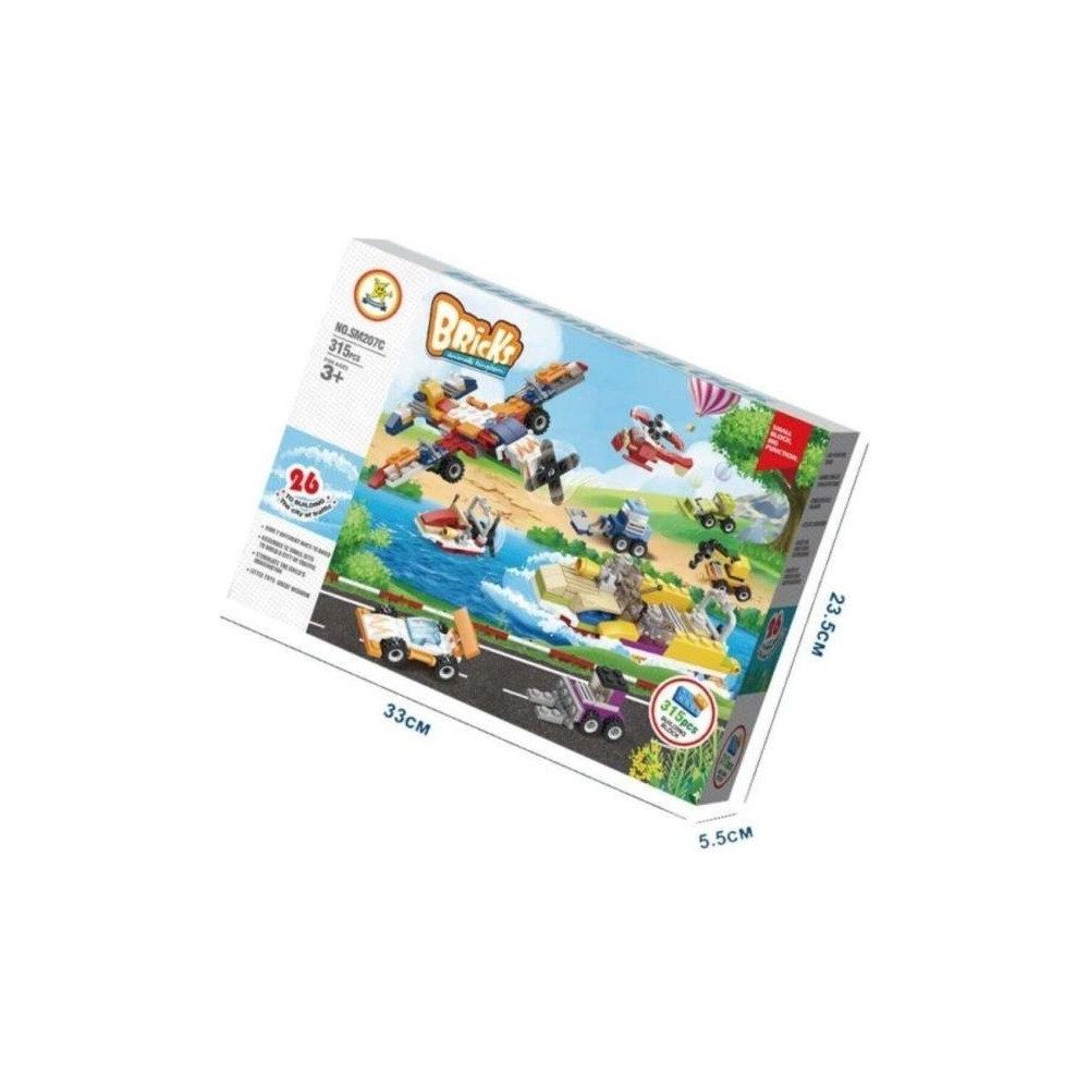 Kızılkaya Oyuncak KZL-SM207C İş Makineleri 315 Parça Lego
