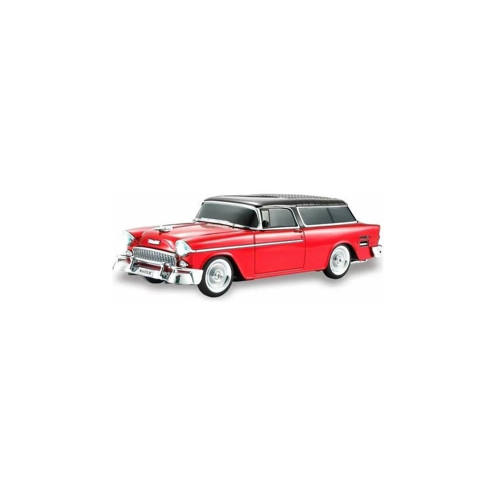 Knstar WS-1955 Klasik Araba USB TF FM Radyo Kırmızı Bluetooth Hoparlör