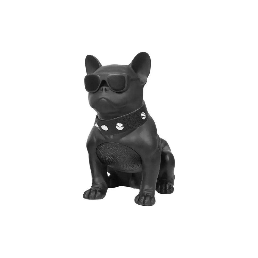 Koçak Elektronik CH-M10 Gözlüklü Bulldog Köpek Siyah Bluetooth Kablosuz Hoparlör