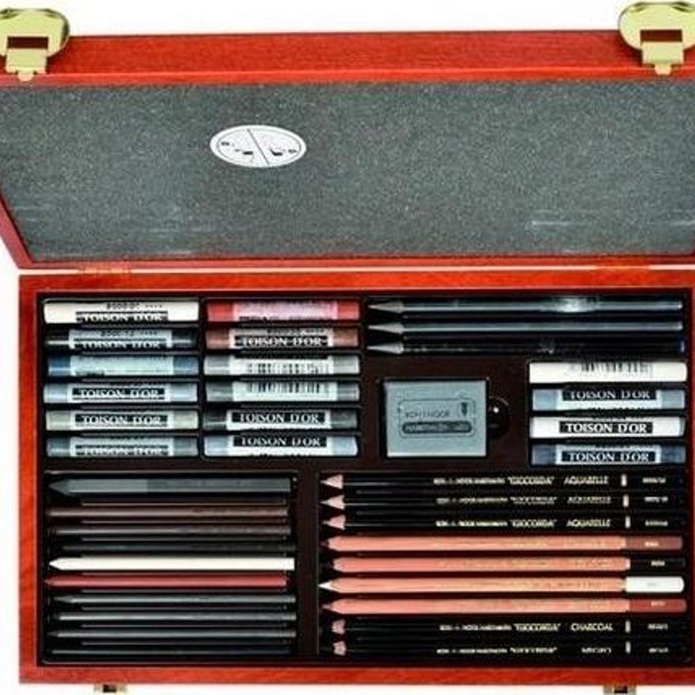 Koh-i-Noor Gioconda Artist Set 8895 Ahşap Kutu Çizim Seti