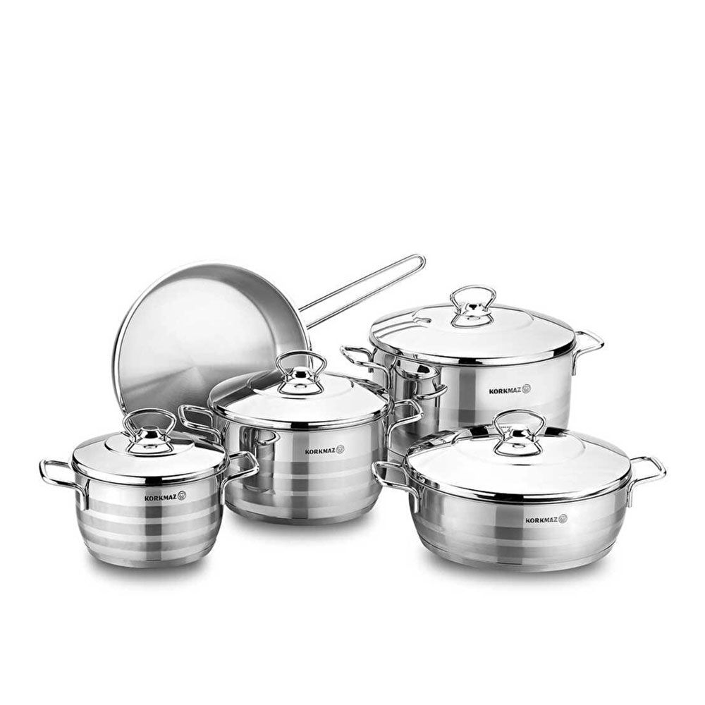 Korkmaz A1900 Astra 9 Parça Tencere Takımı Fiyatları