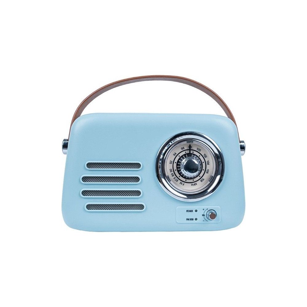 Kozmos FB-R303-BL Retro Mavi Radyo Bluetooth Hoparlör