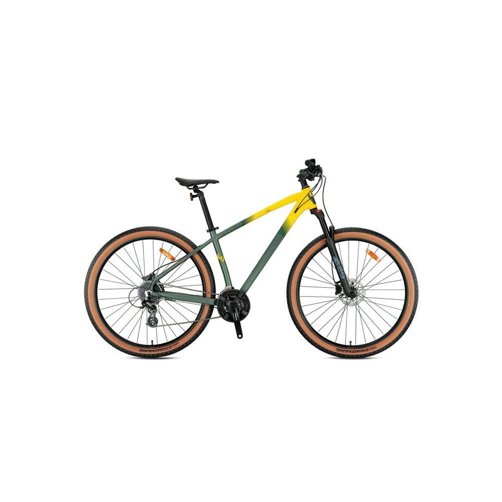 Kron Xc150 27.5 Jant 24 Vites 17K HD Yeşil Sarı Dağ Bisikleti