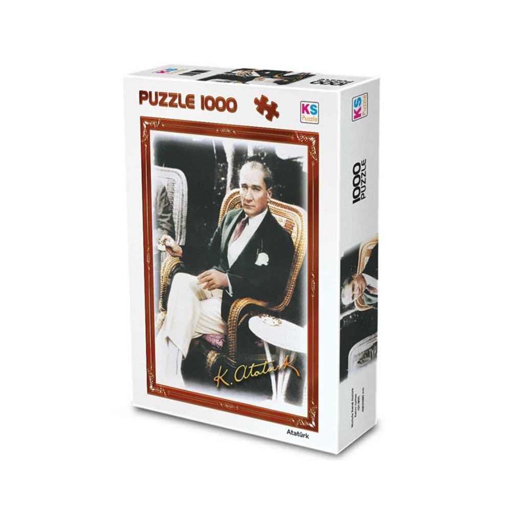 KS Games Kahve İçen Ataturk 1000 Parça Puzzle Modelleri ve Fiyatları