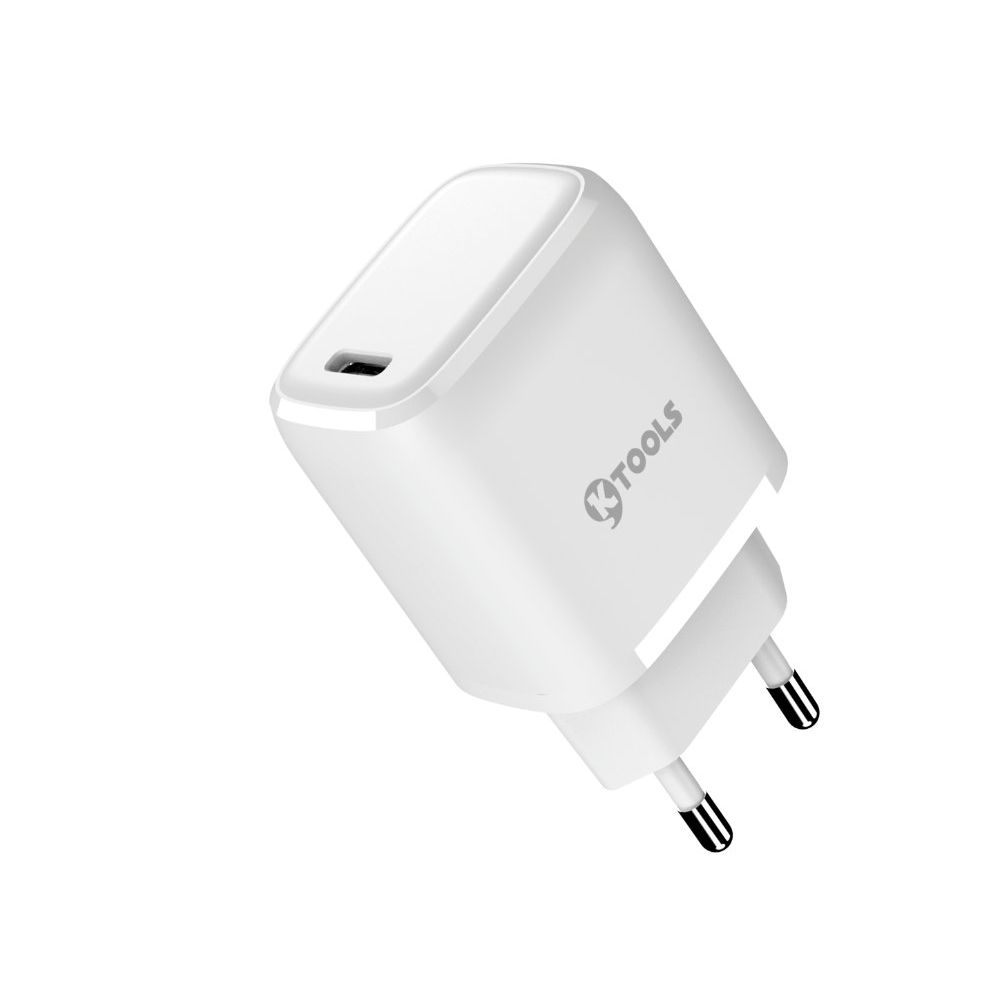 Ktools Boost 30W USB + PD Beyaz Kablosuz Seyahat Şarjı