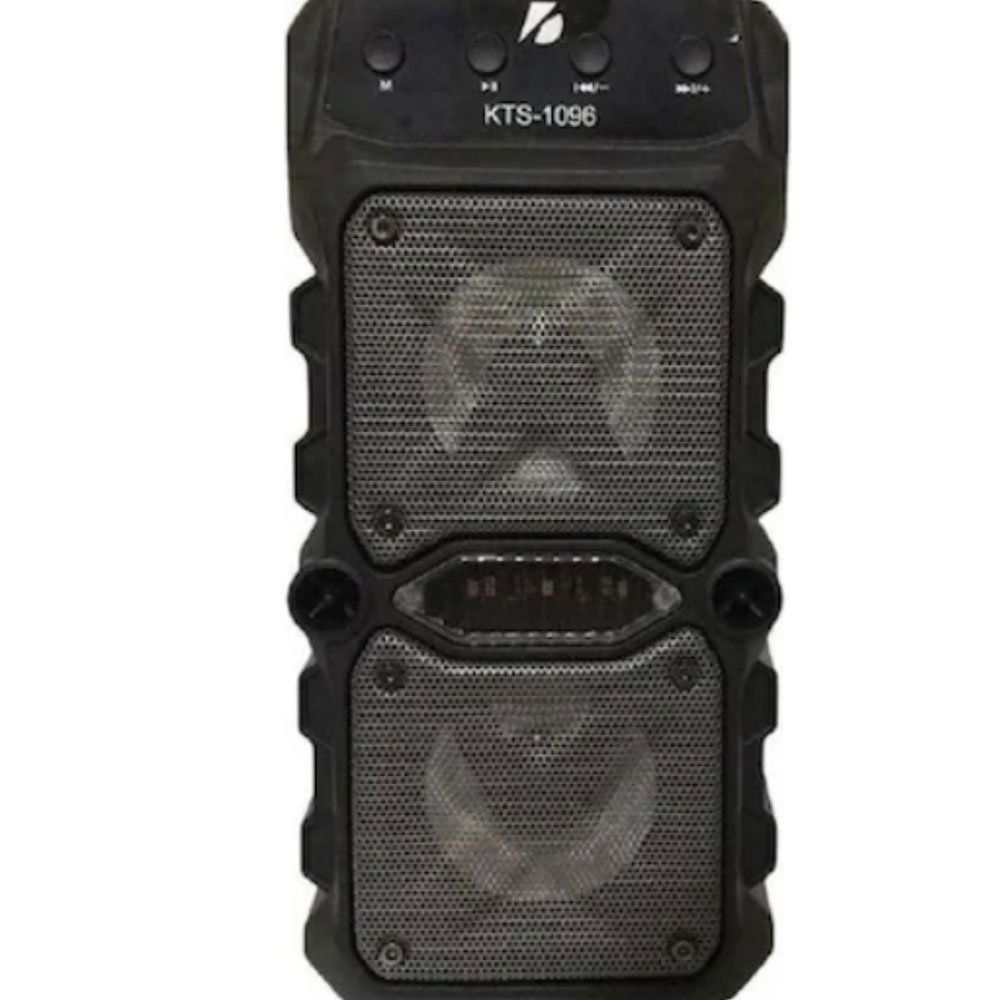 KTS 1096 Siyah Büyük Boy Ses Sistemi Bluetooth Hoparlör