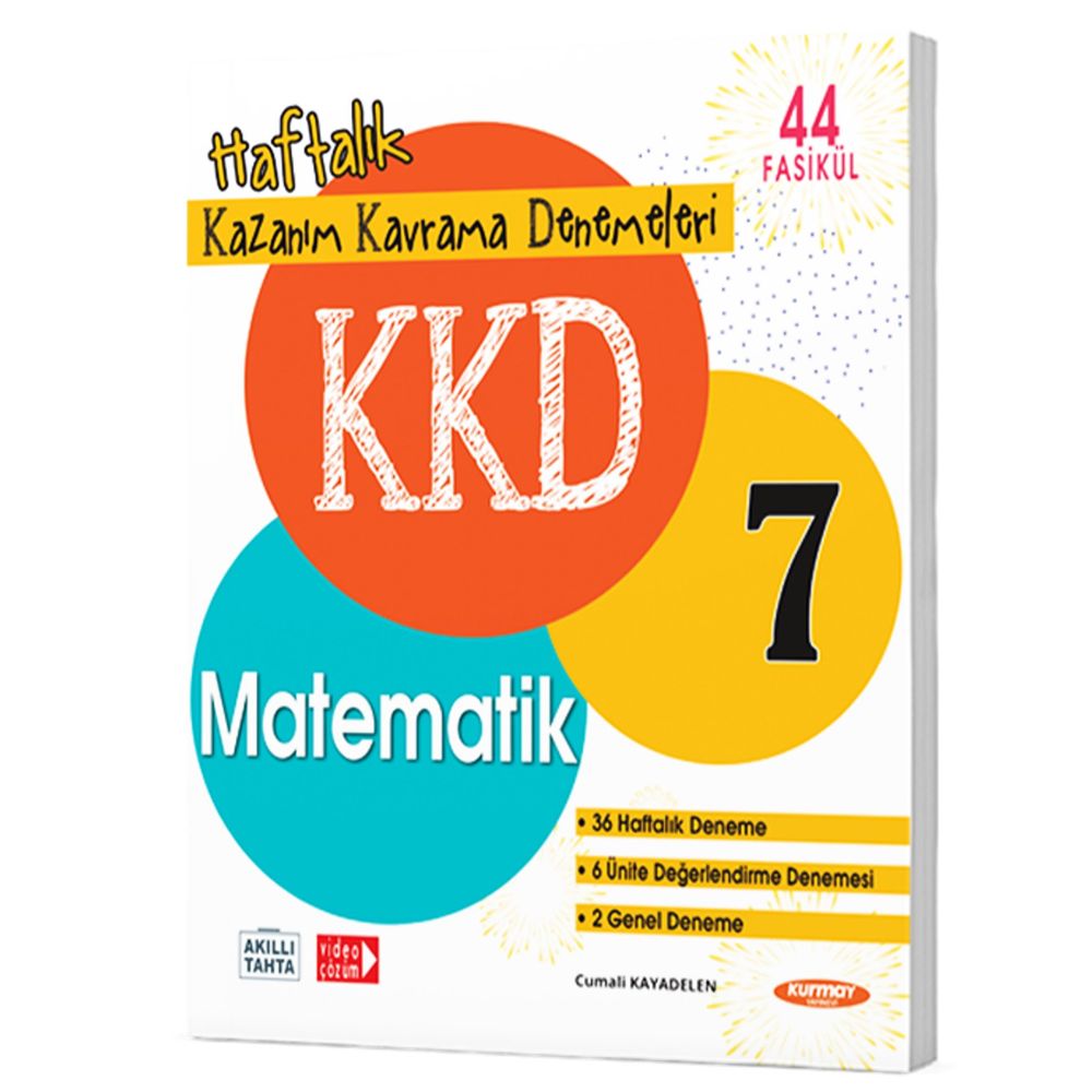 Kurmay Yayınları 7. Sınıf Matematik Haftalık Kazanım Kavrama