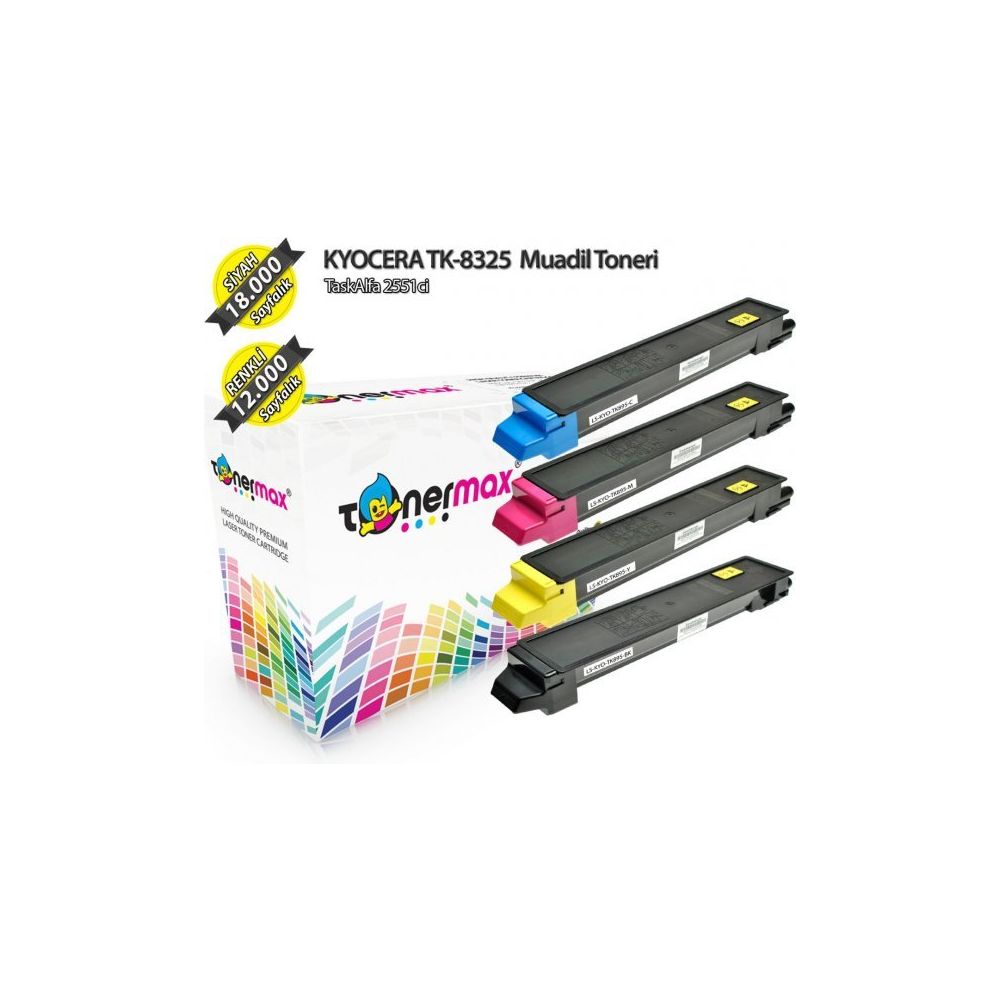 Kyocera 2551 TK-8325 Muadil Toner Seti Fiyatları | Cimri