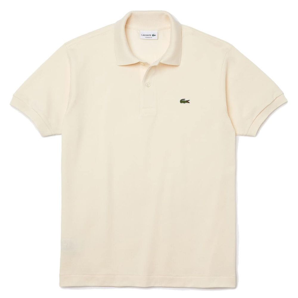 cream lacoste shirt