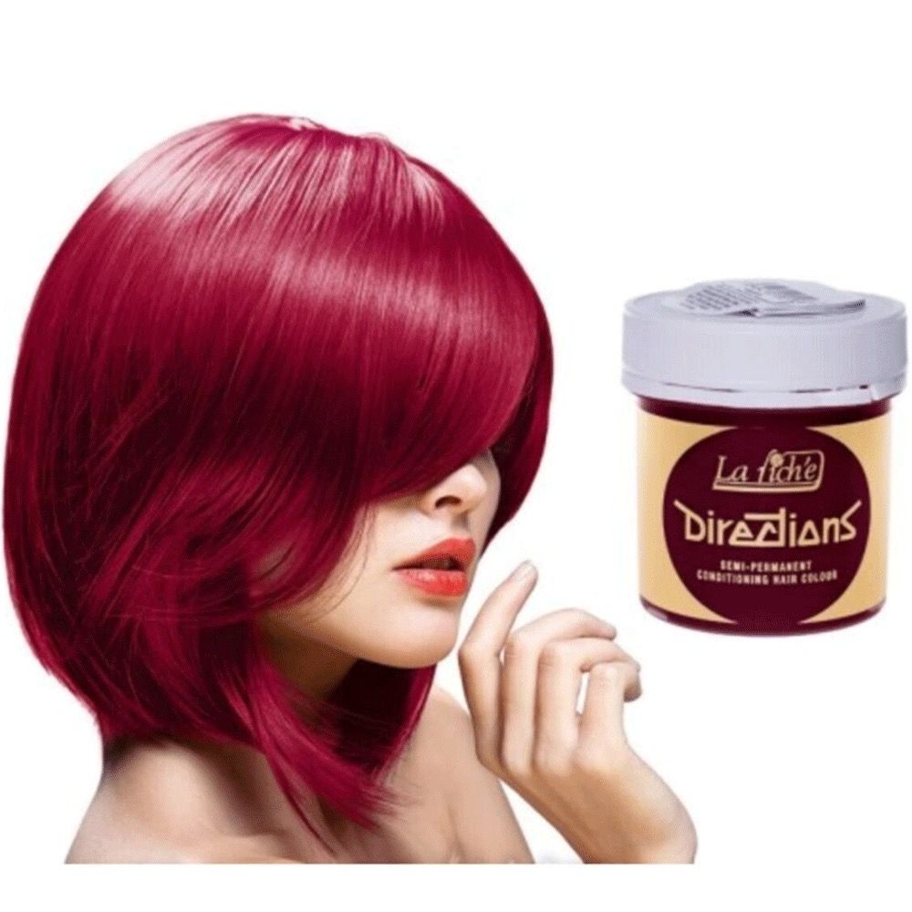 Directions Rose Red Auf Dunklem Haar La Riche Directions Rose Red Saç Boyası Fiyatları