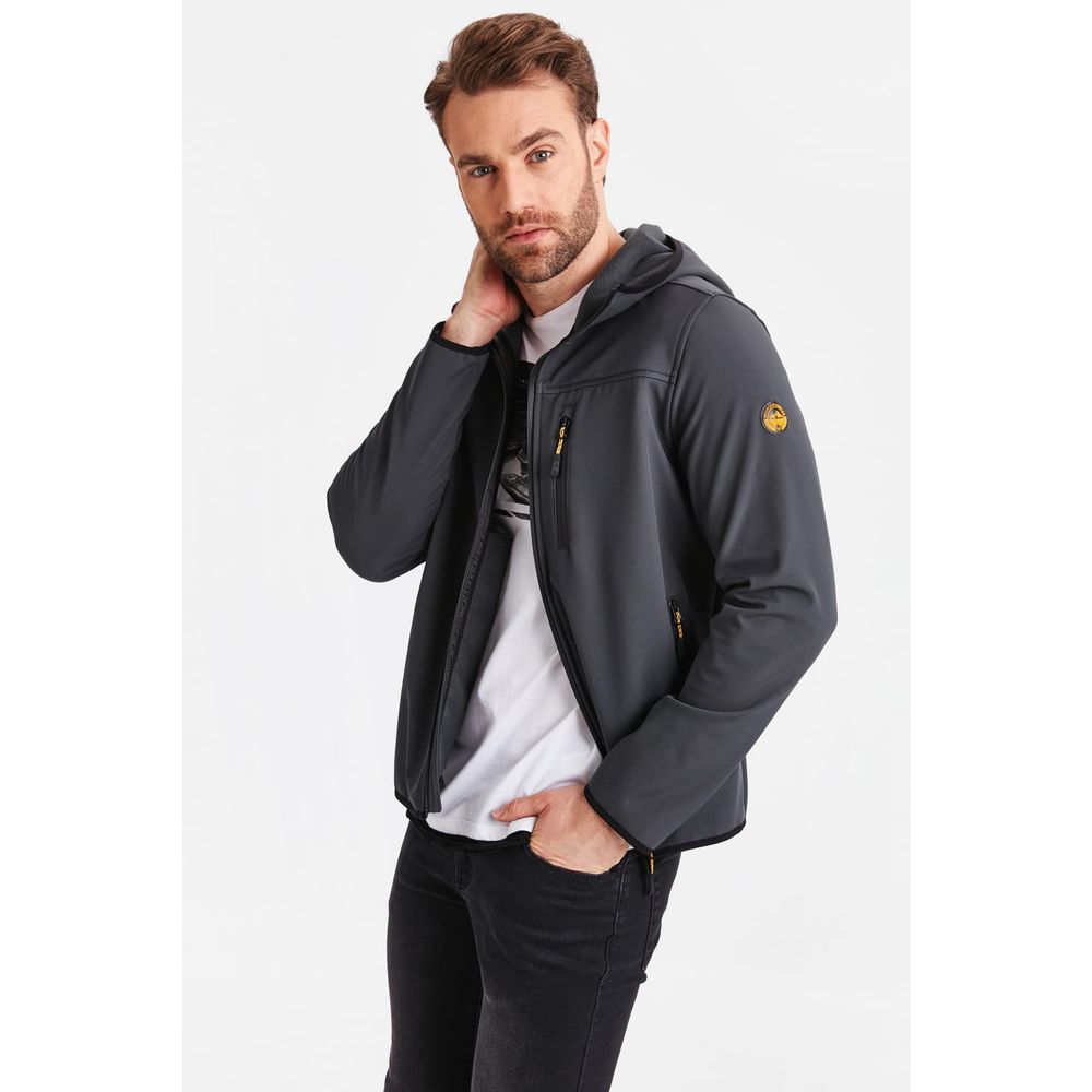 LC Waikiki 9W0067Z8 Gri Softshell Erkek 