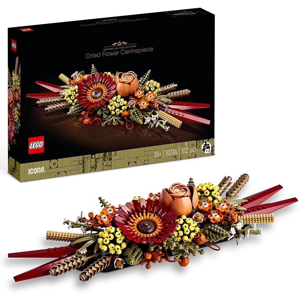 Lego 10314 Icons 812 Parça Kuru Çiçek Aranjmanı Botanical