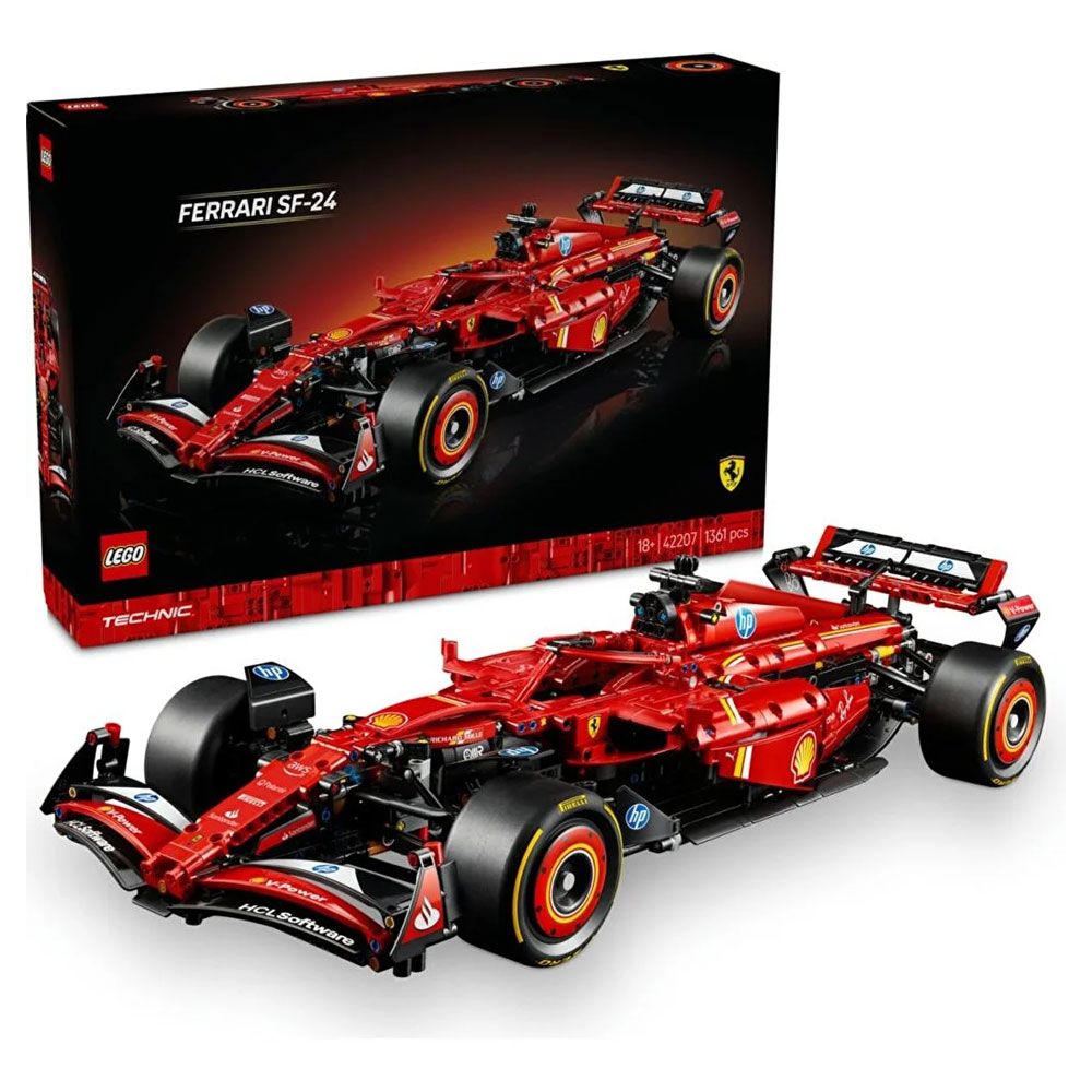 Ferrari トレーラー F1カー セット lego-42207-technic-ferrari-
