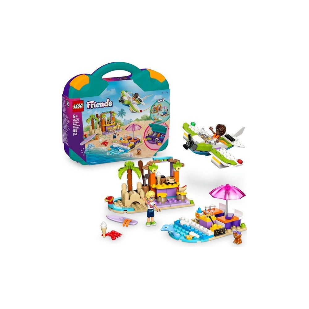 Lego 42672 Friends 188 Parça Yaratıcı Plaj ve Seyahat Bavulu