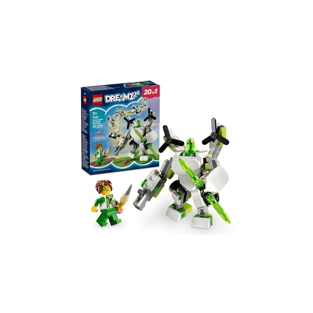 Lego 71487 121 Parça DREAMZzz Z-Blob'un Robot ve Araç Maceraları