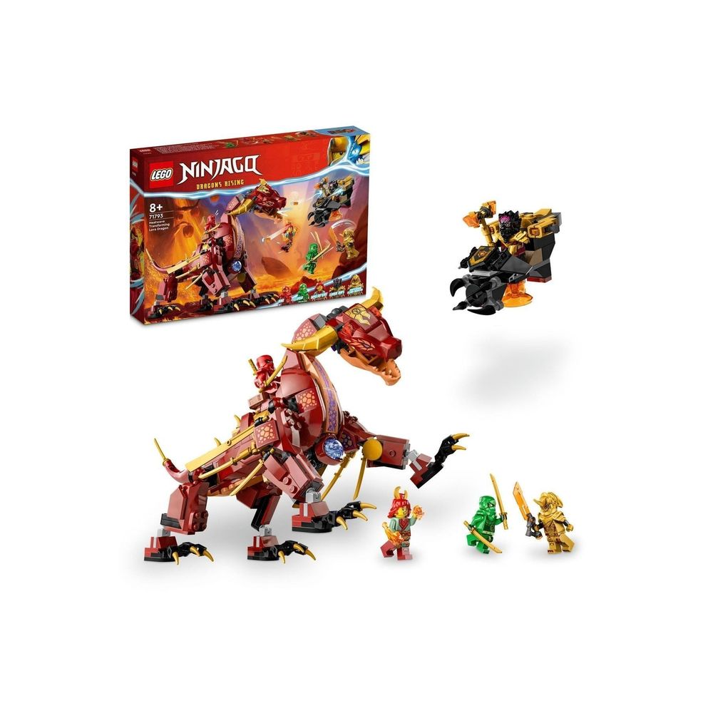Lego 71793 479 Parça Heatwave Dönüşen Lav Ejderhası Oyuncak Yapım